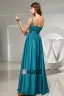One Shoulder Flower Pleated Floor Length Zipper Sleeveless Silk Charmeuse Woman Bridesmaid Dresses