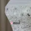 Tulle Organza Lace Beading Applique Strapless Floor Length Chapel Train A-Line Wedding Dress