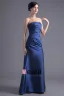 Fashion Pleated Strapless Floor Length Taffeta Bridesmaid Dress