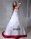 Ball-Gown Sweetheart Court Train Satin Wedding Dress With Embroidered Beading Sequins