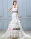 Ruffle Sweetheart Neck Beading Belt Taffeta Mermaid Wedding Dress