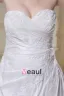 Taffeta Sweetheart Chapel Train A-Line Bridal Plus Size Wedding Dress