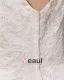 A-ligne Col En V Balayage Sans Manche Plus La Robe De Mariée De Taille