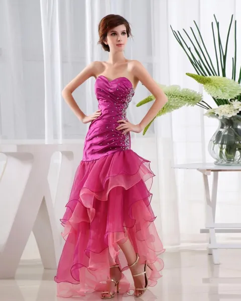 Asymmetrical Organza Dresses