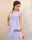 Beautiful Ruffle V-Neck Tea-length Chiffon Mothers of Bride Special Guests Dress