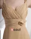 Chiffon Ruffle V-Neck Floor Length Bridesmaid Dresses