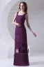 Shoulder Straps Pleated Floor Length Chiffon Mother of The Bride Dress