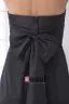 Taffetas De Mode De Robe De Nouveau Bowknot Plisse Sans Manches Cheville Longueur De Demoiselle D'honneur