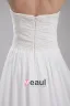 Mode Charmeuse Mousseline De Soie Perles Longueur De Plancher Robe De Mariée Empire Bretelles