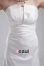 Mode Taffetas Longueur De Plancher De Robe De Mariée Bustier Empire Plisse