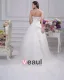Sash Satin Court Empire Bridal Gown Wedding Dress