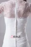 Square Pleated Beading Floor Length Chiffon Lace Woman Empire Wedding Dress