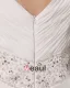 Chiffon Beads Ruffles V Neck Court Plus Size Bridal Gown Wedding Dress