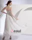 Embroidery Ruffle Chiffon Satin Floor Length Mini Bridal Gown Wedding Dress/Graduation Dresses