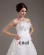 Mode D'applique De Satin Sans Bretelles Mini Robes De Mariage De The Longueur