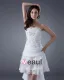 Haut Bas Satin Perlant Applique Mariée Robes De Mariage De Robe