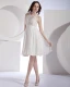 Creux-out Organza Dentelle Mousseline Mini Robe De Mariage Nuptiale De Robe Licou