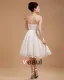 Lace Embroidery Short Bridal Gown Wedding Dress