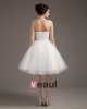 Yarn Ruffle Short Bridal Gown Wedding Dress