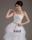 Bustier De Fils Volants Courtes Robes De Mariage Nuptiales De Robe