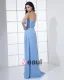 Chiffon Beading Kjaereste Gulv Lengde Brudepikekjoler