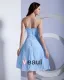 Chiffon Knee Length Bridesmaid Dress Gown