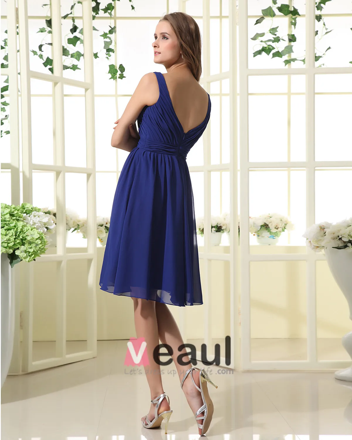 navy blue dress for baby girl Treasure Modest Scoop Tiered Floor Length Chiffon Mother of The Bride Dresses, Burnt Orange
