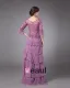 Absorbing Jewel Floor Length Chiffon Lace Mothers of Bride Special Guests Dresses