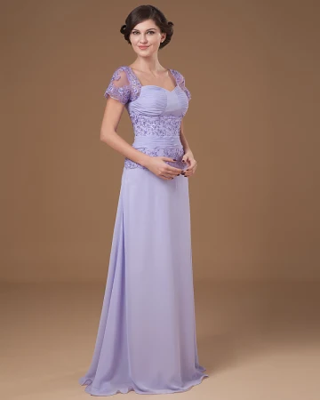 Absorbing Sweetheart Floor Length Chiffon Beading Mothers Of Bride Special Guests Dress