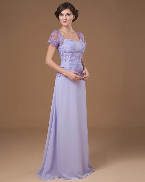 Absorbing Sweetheart Floor Length Chiffon Beading Mothers of Bride Special Guests Dress
