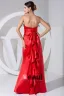 Charmeuse Lace Beading Pleated Floor Length Mother of the Bride Dress