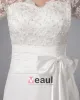 Chiffon Applique V-Neck Ankle Length Wedding Dress