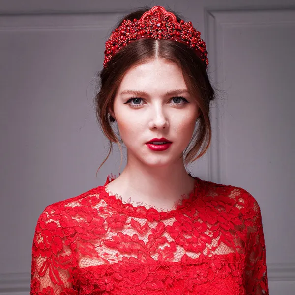 Red Lace Tiara