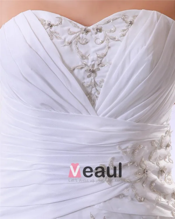 Train Robe De Robe De Mariée Bustier Sans Manches