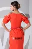 Chiffon V Neck Epaulet Short Sleeve Ruffle Zipper Floor Length Celebrity Dress
