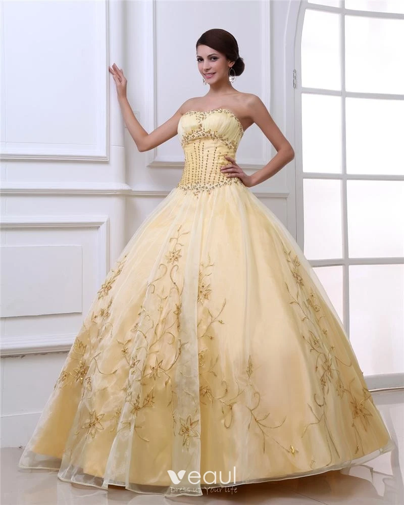 FashEnable Stitched Ladies Duchess Satin Golden Glory Evening Gown at Rs  22000 in New Delhi