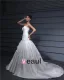 Strapless Pleated Floor Length Charmeuse Woman Mermaid Wedding Dress