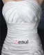 Strapless Pleated Floor Length Charmeuse Woman Mermaid Wedding Dress
