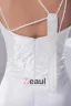 Charmeuse Elegant Perles De Courroie De Spaghetti Etage Longueur Robe De Mariée Robe De Mariage