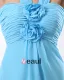 Robes De Demoiselle D'honneur De Belles Bretelles Spaghetti Empire Longueur Au Genou Mousseline Femmes