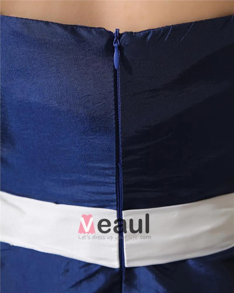 Stropplose Sash Kjaereste Knelange Brudepikekjoler