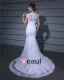 Bijou Broderie Etage Longueur Dentelle Femme Robe De Mariée Sirène