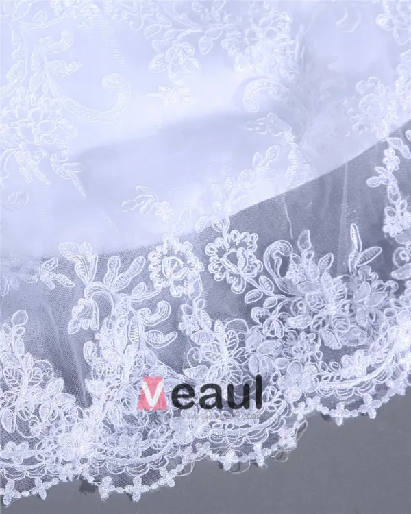 Bijou Broderie Etage Longueur Dentelle Femme Robe De Mariée Sirène