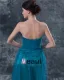 Garn Kjaereste Sash Bowknot Gulv Lengde Modre Av Bruden Gjester Kjoler