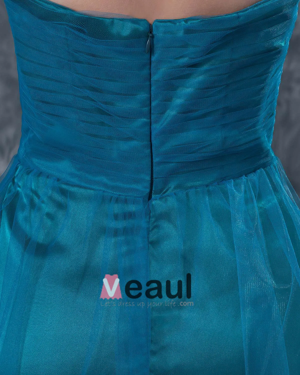 Garn Kjaereste Sash Bowknot Gulv Lengde Modre Av Bruden Gjester Kjoler