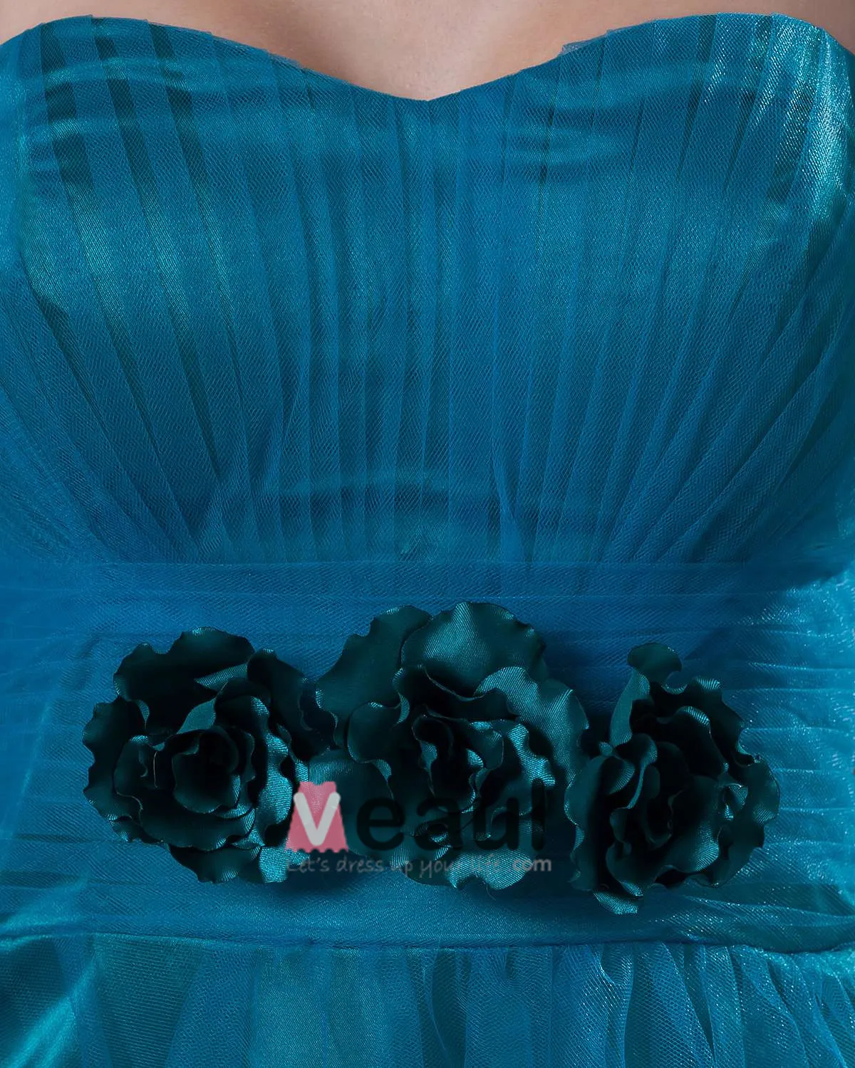 Garn Kjaereste Sash Bowknot Gulv Lengde Modre Av Bruden Gjester Kjoler