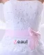 Satin Dentelle Broderie Cherie Cathedrale Train Robes De Mariage De Gaine