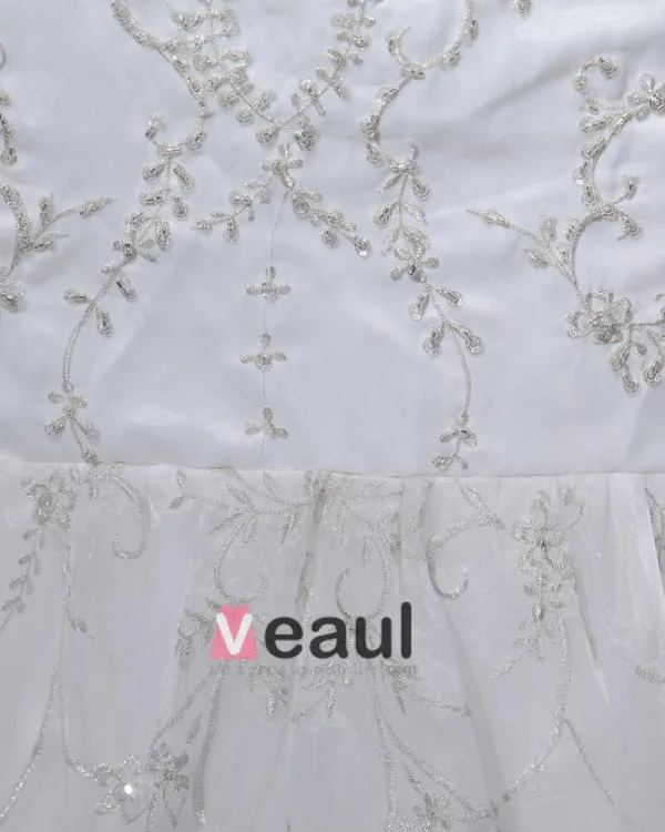 Yarn Sweetheart Applique Chapel Mermaid Bridal Gown Wedding Dresses