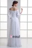 En Mousseline A Volants Perles Sur Le Sol Longueur Plisse Robe De Mariée Empire D'epaule