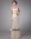 Portrait Floor Length Elastic Butyl Sewing Beads Pleated Special Guests Dresses